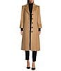 Katherine Kelly Pure Cashmere Notch Collar Button Front Maxi Coat ...