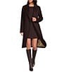Katherine Kelly Pure Wool Maxi Coat with Removable Faux Fur Collar - Image 1