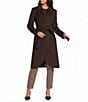 Katherine Kelly Pure Wool Removable Faux Fur Collar Maxi Coat - Image 4