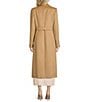 Katherine Kelly Pure Wool Notch Collar Button Front Maxi Coat - Image 2