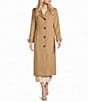Katherine Kelly Pure Wool Notch Collar Button Front Maxi Coat - Image 3