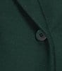 Katherine Kelly Pure Wool Notch Collar Double Breasted Button Front Coat, Color:Forest - Image 4