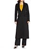 Katherine Kelly Pure Wool One Button Notch Collar Coat, Color:Black - Image 2