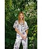 Katie Kime Fort Worth Toile Woven Pajama Pant Set - Image 4