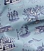 Katie Kime New Orleans Toile Tea Towel Set, Color:Blue - Image 2