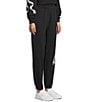 KatieJNYC Dylan Bow Coordinating Jogger Pants, Color:Black - Image 3