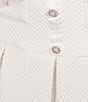 KatieJNYC Hattie Pleated Mini Coordinating Skirt, Color:Ivory - Image 4