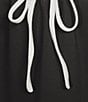Katydid Contrast Two-Tone Scuba Drawstring Skort - Image 4