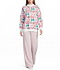 KATYDID Long Sleeve Allover Graphic Presents Oversized Sweatshirt - Image 3