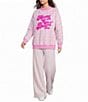 KATYDID Long Sleeve Merry & Bright Patchwork Design Oversized Sweatshirt - Image 3