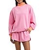 KATYDID Two-Tone Mock Neck Long Sleeve Sweatshirt - Image 4