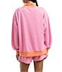 KATYDID Two-Tone Mock Neck Long Sleeve Sweatshirt - Image 5