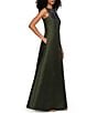 Kay Unger Charlene Taffeta Sleeveless A-Line Gown - Image 3