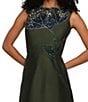 Kay Unger Charlene Taffeta Sleeveless A-Line Gown - Image 4