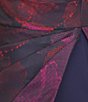 Color:Deep Navy/Dark Plum - Image 5 - Floral Print Boat Neck Sleeveless Walk Thru Jumpsuit Gown