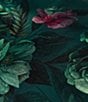 Kay Unger Floral Print Mikado V-Neck Sleeveless Side Pocket Gown, Color:Light Emerald - Image 5
