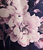 Color:Wood Rose - Image 6 - Floral Print Sleeveless Jewel Neck Belted Flounce Hem Dress