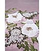 Kay Unger Mikado Placement Floral Print V Neck Sleeveless A-Line Gown, Color:Wood Rose - Image 3
