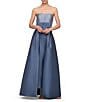 Kay Unger Trina Strapless Walk Thru Gown - Image 4