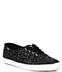 Color:Black - Image 1 - Celebrations Collection Champion Glitter Sneakers