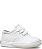 Color:White - Image 1 - Kids' Champion Leather Cap-Toe Sneakers (Toddler)