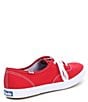 Color:Red - Image 2 - Champion Canvas Lace-Up Sneakers