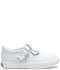 Color:White - Image 2 - Girls' Daphne T-Strap Sneakers (Infant)