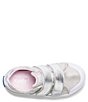 Color:Silver - Image 4 - Girls' Courtney Hook & Loop Sneakers (Infant)