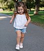 Color:Blush - Image 6 - Girls' Daphne T-Strap Patent Sneakers (Infant)