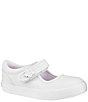 Color:White - Image 1 - Girls' Ella Leather Mary Jane Shoes (Infant)