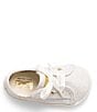 Color:Ivory - Image 4 - Girls' Kickstart Celebrations Sparkle Alternative Closure Sneaker Crib Shoes (Infant)