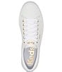Color:White - Image 4 - Jumpkick Lace-Up Leather Sneakers