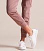 Color:White - Image 6 - Jumpkick Lace-Up Leather Sneakers