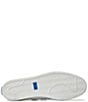 Color:White - Image 3 - Kickback Canvas Laced Slip-On Sneakers