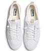 Color:White - Image 4 - Kickback Canvas Laced Slip-On Sneakers