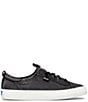 Color:Black - Image 2 - Kickback Canvas Laced Slip-On Sneakers