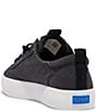 Color:Black - Image 4 - Kickback Canvas Laced Slip-On Sneakers