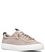 Color:Grey - Image 1 - Kickback Canvas Laced Slip-On Sneakers