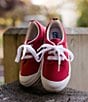 Color:Red - Image 6 - Kids' Graham Lace-Up Sneakers (Toddler)