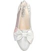 Keds Point Slingback Metallic Leather Bow Flats - Image 5