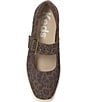 Keds Square Toe Leopard Print Mary Jane Ballet Flats - Image 5