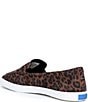 Keds Square Toe Leopard Print Suede Loafers - Image 3