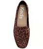 Keds Square Toe Leopard Print Suede Loafers - Image 5