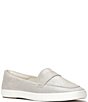 Keds Women's Square Toe Metallic Suede Loafers - Image 1