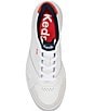 Color:White/Red - Image 4 - Women's The Court Leather Sneakers