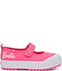 Color:Pink - Image 2 - x Barbie™ Mary Jane Platform Canvas Sneakers
