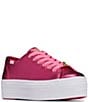 Color:Pink - Image 1 - x Barbie Triple Up Metallic Leather Sneakers