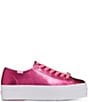Color:Pink - Image 2 - x Barbie Triple Up Metallic Leather Sneakers