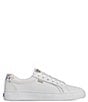 Color:White - Image 2 - x Rifle Paper Co. Pursuit Leather Sneakers