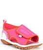 Color:Magenta/Lilac - Image 1 - Girls' Knotch River Washable Sandals (Infant)